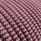 Super reflective paracord 50/50, Burgundy Wave #RW004