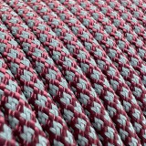 Super reflective paracord 50/50, Burgundy Snake #RS004
