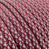 Super reflective paracord 50/50, Burgundy Leopard #RL004