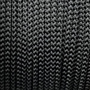 Minicord (2.2 mm) Super reflective 50/50 - Black Waves #RW016-275