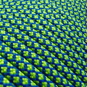 Paracord 550 Type III, Neon green Blue diamond #697