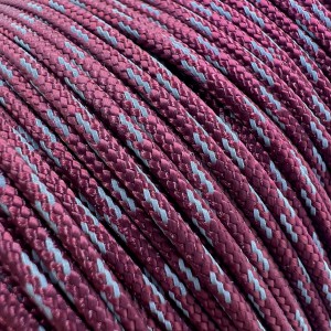 Minicord Reflective (2.2 mm), Burgundy #r3004-2