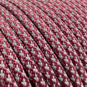 Super reflective paracord 50/50, Burgundy Leopard #RL004