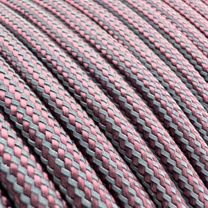 Super reflective paracord 50/50, Barbie Stripes #RSt057