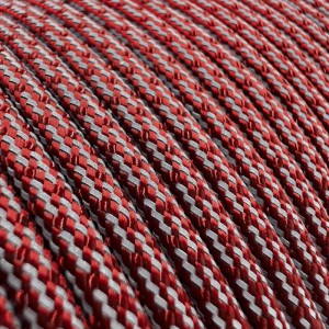 Super reflective paracord 50/50, Cherry Matrix #RM061