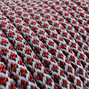 Super reflective paracord 50/50, Cherry Diamond #RD061