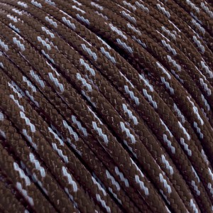 Minicord reflective (2.2 mm), Chocolate #R3178-2